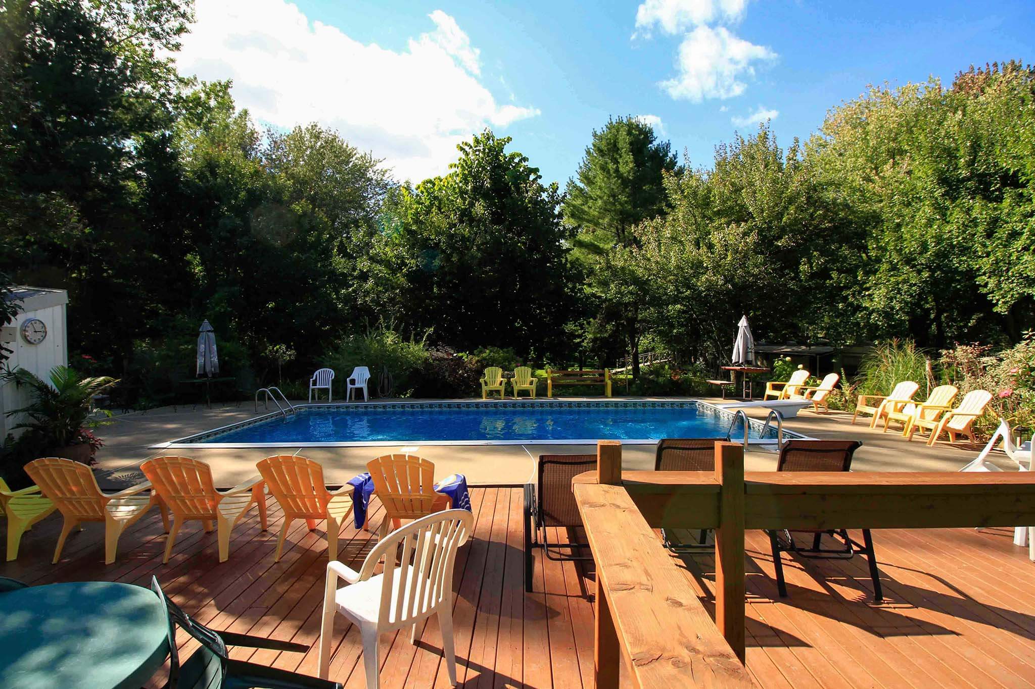 Pool deck